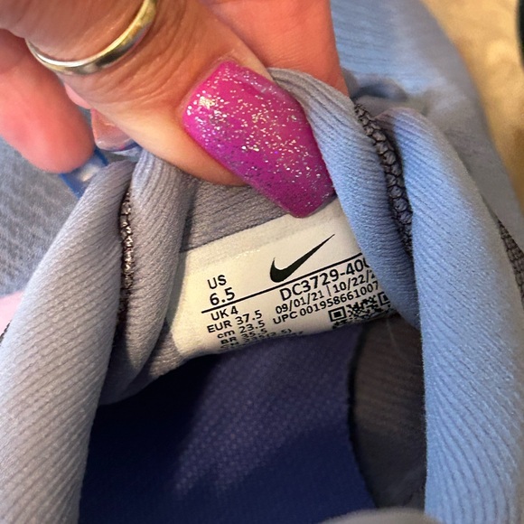 Nike Revolution Womens Running Shoes Sneakers Grey/Pink Size 6.5 - Picture 5 of 5